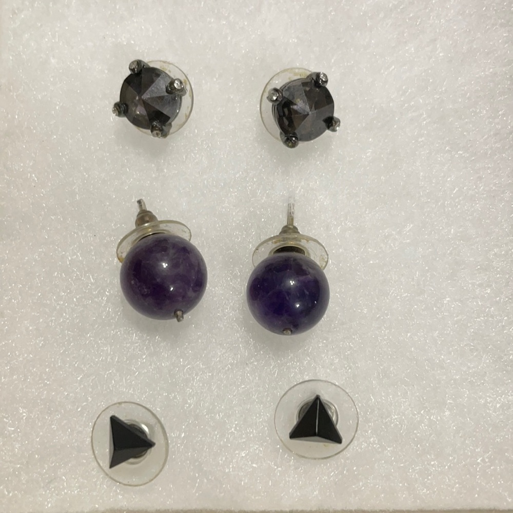 Fun earring trio